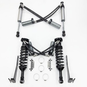 TOYOTA 4-RUNNER Double hose SHOX factory high performance offroad/4×4 racing shocks/shox 2.5 inch lift, compression +rebound adjustable, with remote reservoir