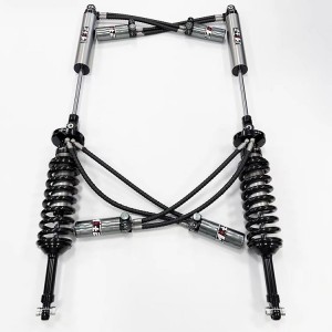 FORD RAPTOR F-150 6.2  Double hose SHOX factory high performance offroad/4×4 racing shocks/shox 2.5 inch lift, compression +rebound adjustable, with remote reservoir