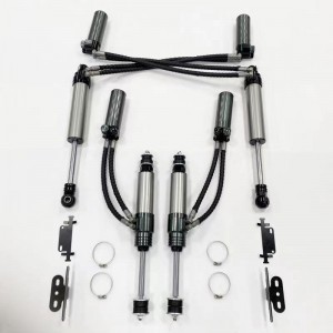 NISSAN PATROL Y60/Y61, Double hose SHOX factory high performance offroad/4×4 racing shocks/shox 2.5 inch lift for NISSAN PATROL Y60/Y61, compression +rebound adjustable, with remote reservoir