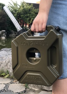 5L Fuel Tank Motorcycle Car Jerrycan Gas Can Gasoline Oil Container Fuel-jugs  With Lock & Key