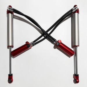 FORD F-150 3.5TT Double hose SHOX factory high performance offroad/4×4 racing shocks/shox 2.5 inch lift, compression +rebound adjustable, with remote reservoir