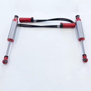 TOYOTA FJ CRUISER,Double hose SHOX factory high performance offroad/4×4 racing shocks/shox 2.5 inch lift for TOYOTA FJ CRUISER, compression +rebound adjustable, with remote reservoir