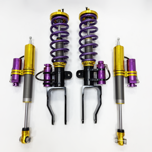 TESLA MODEL Y,2.0 SHOX factory high performance racing Nitrogen Mono tube shocks 2 inch lift for TESLA MODEL Y, with remote reservoir one way/two-way adjustable