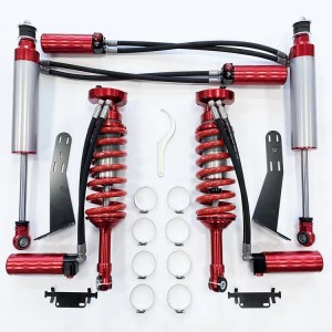 TOYOTA FJ CRUISER,Double hose SHOX factory high performance offroad/4×4 racing shocks/shox 2.5 inch lift for TOYOTA FJ CRUISER, compression +rebound adjustable, with remote reservoir