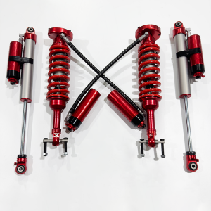 Ford F150 High-low speed 3-way adjustable shock absobers triple-adjustable 2.5 SHOX factory high performance offroad/4×4/overland/racing shocks/shox 2 inches lift  hard and soft adjustable, with remote reservoir/subtank