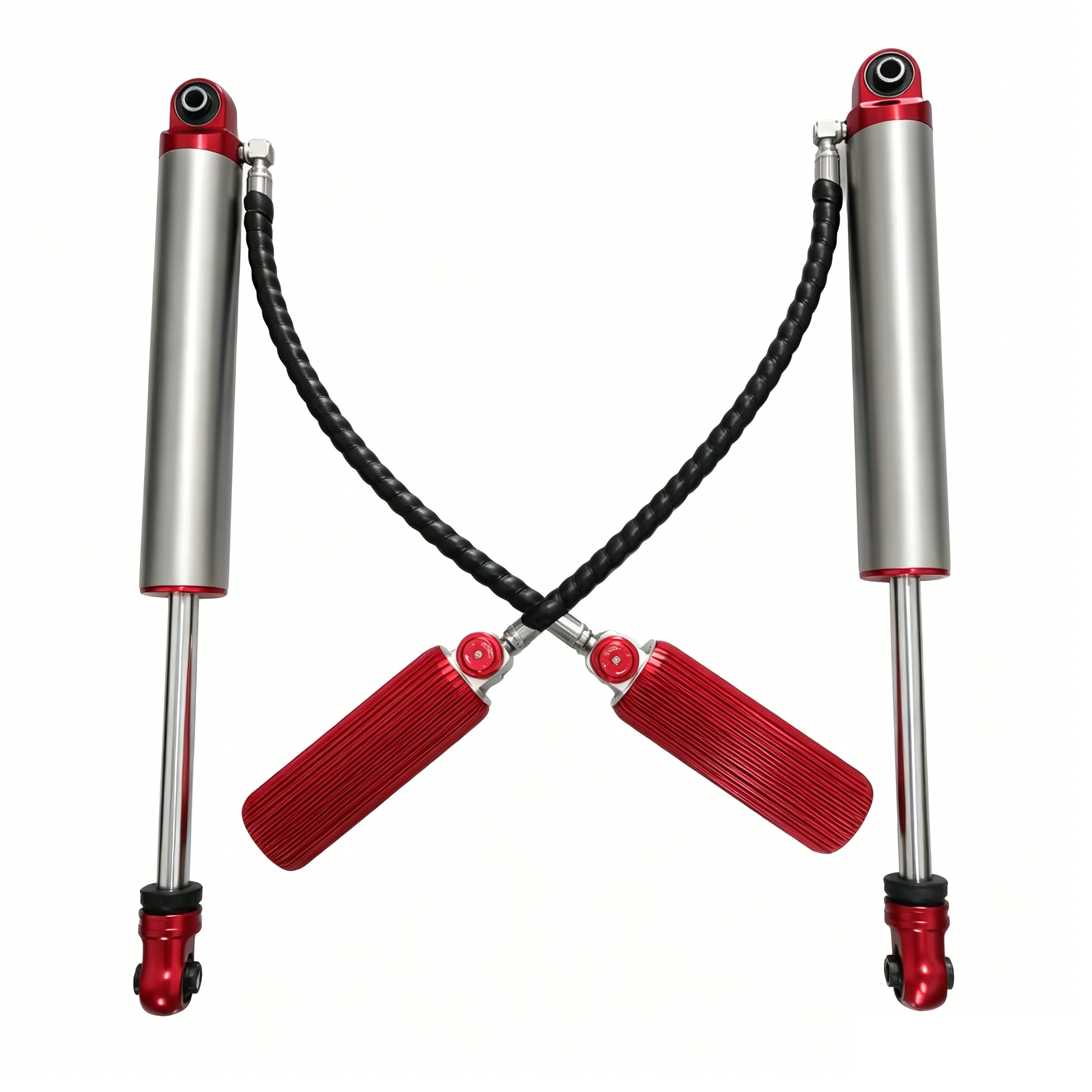 GMC SIERRA 2500 HD 2 inch lift Nitrogen shock absorbers-3