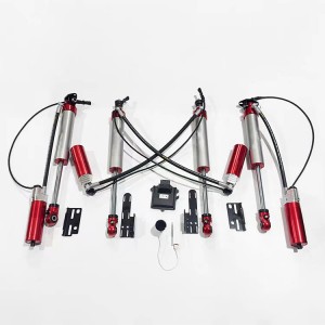 Jeep Wrangler JK JKU CDC Nitrogen shocks Electronic control 2.5 SHOX factory high performance offroad/4×4/racing shocks 2 inches lift, hard and soft adjustable, with remote reservoir/subtank