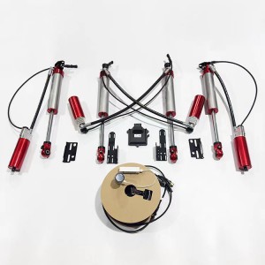 Jeep Wrangler JK JKU CDC Nitrogen shocks Electronic control 2.5 SHOX factory high performance offroad/4×4/racing shocks 2 inches lift, hard and soft adjustable, with remote reservoir/subtank