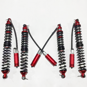 Jeep Wrangler JK JKU CDC Nitrogen coilovers shocks Electronic control 2.5 SHOX factory high performance offroad/4×4/racing shocks 2 inches lift, hard and soft adjustable, with remote reservoir...