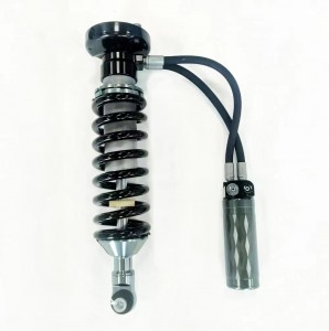 Doble manguera SHOX de fábrica de alto rendimiento offroad/amortiguadores de carreras 4×4/shox 2.5 pulgadas de elevación para MITSUBISHI PAJERO SPORT, compresión + rebote ajustable, con depósito remoto