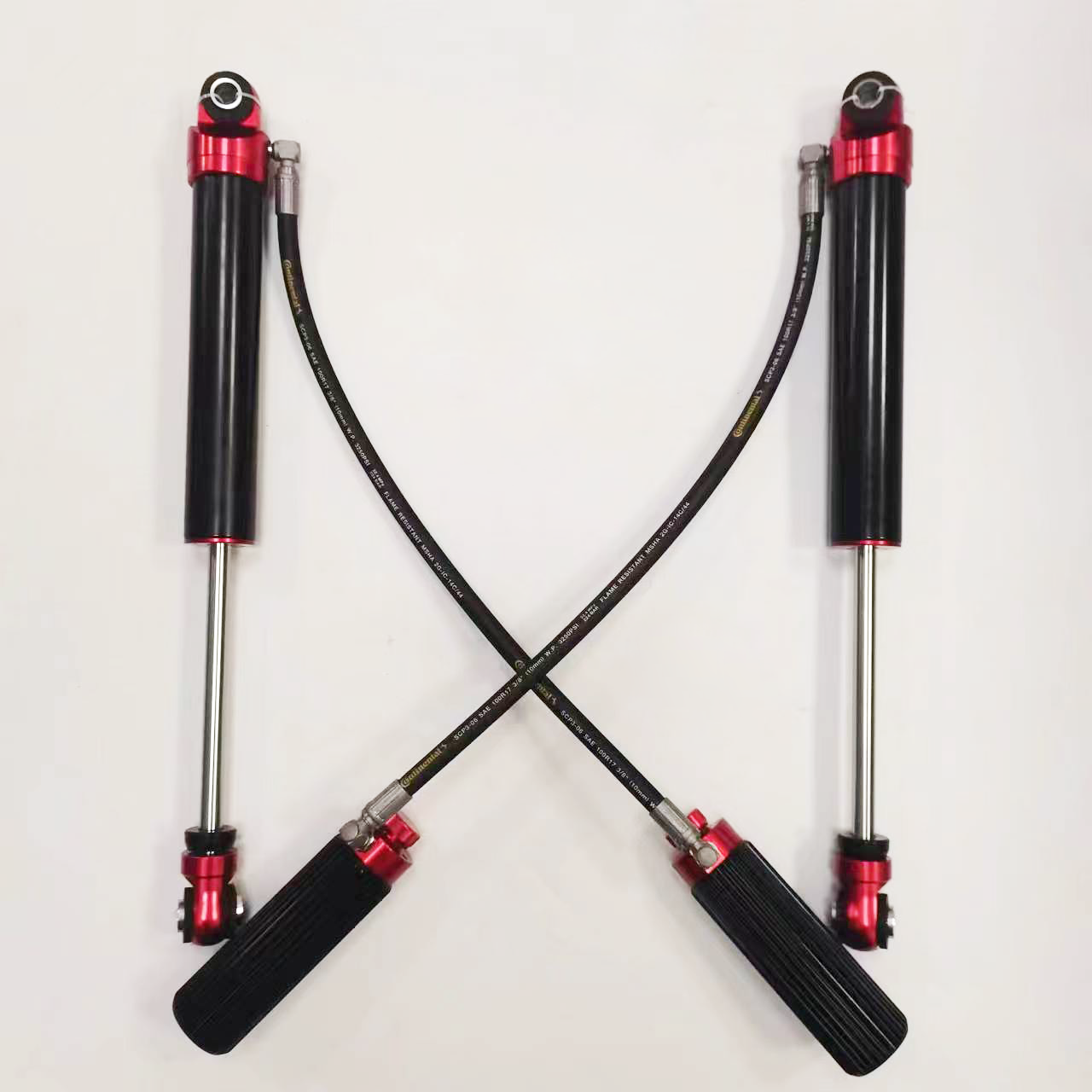 Nissan Patrol Y60 Y61 2 inch lift Nitrogen shock absorbers compression +rebound adjust-1