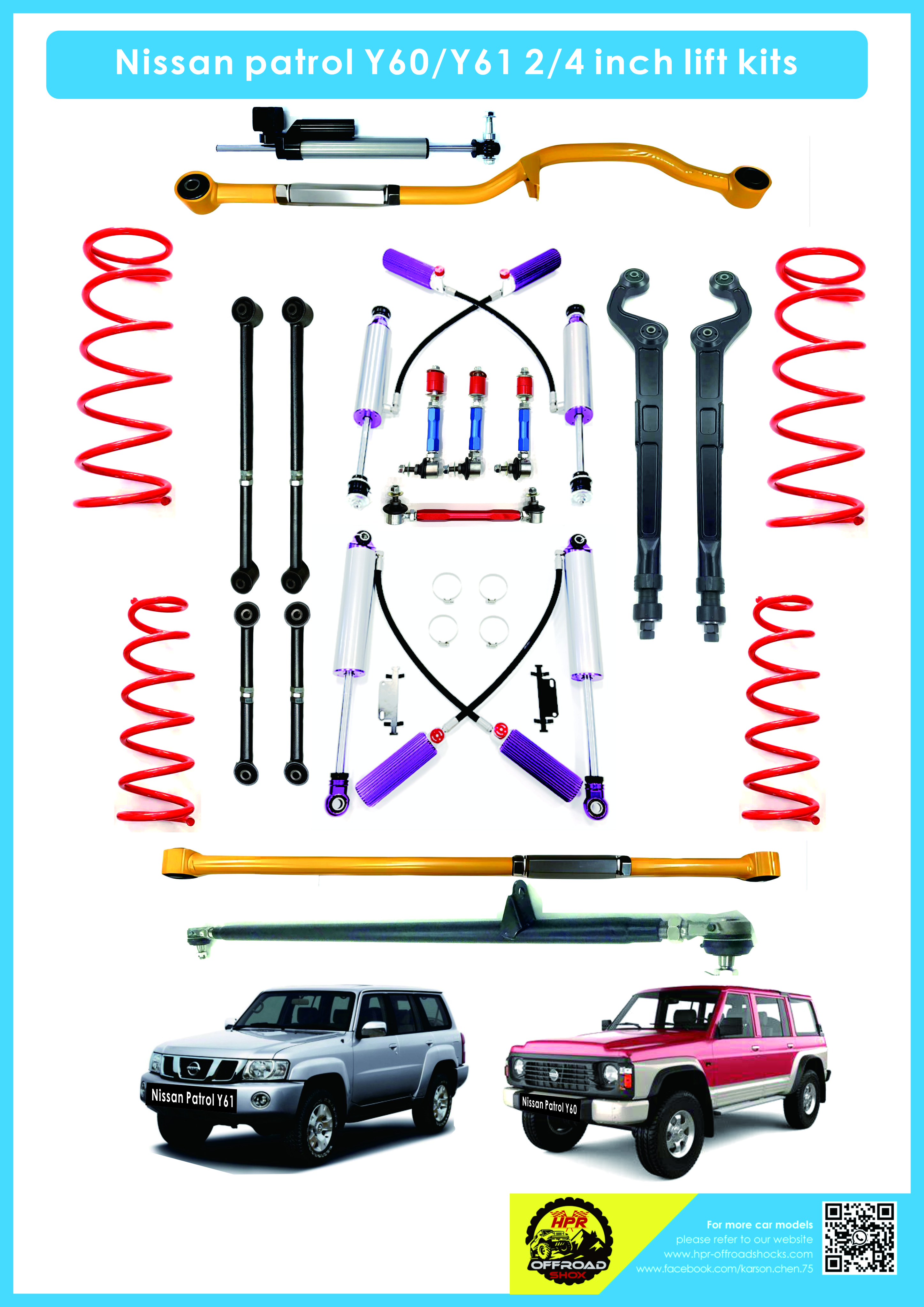 HPR Complete Offroad Suspension System: Synergy of Shocks, Coilovers & More for Mastering Any Terrain