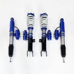 TESLA MODEL 3,2.0 SHOX factory high performance racing Nitrogen Mono tube shocks for TESLA MODEL 3, one way/two-way adjustable