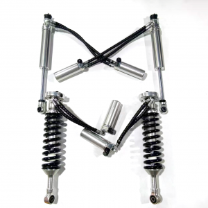TOYOTA LANDCRUISER PRADO 150/LC150 Double hose SHOX factory high performance offroad/4×4 racing shocks/shox 4.5 inch lift, compression +rebound adjustable, with remote reservoir