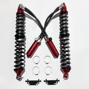 2.5 Double hose coilovers 2-way adjust SHOX factory high performance offroad/4×4/overland/racing coilover shocks/shox  for BAJA UTV /JEEP Wrangler /Racing cars, hard and soft adjustable, with ...
