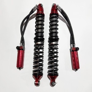 2.5 Double hose coilovers 2-way adjust SHOX factory high performance offroad/4×4/overland/racing coilover shocks/shox  for BAJA UTV /JEEP Wrangler /Racing cars, hard and soft adjustable, with remote reservoir/subtank