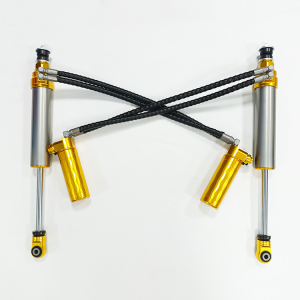JEEP WRANGLER JK Double hose SHOX factory high performance offroad/4×4 racing shocks/shox 2.5 inch lift, compression +rebound adjustable, with remote reservoir