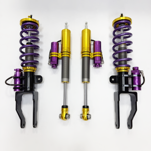 TESLA MODEL Y,2.0 SHOX factory high performance racing Nitrogen Mono tube shocks 2 inch lift for TESLA MODEL Y, with remote reservoir one way/two-way adjustable
