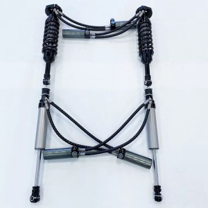 TOYOTA LAND CRUISER 200/LC200,Double hose SHOX factory high performance offroad/4×4 racing shocks/shox 2.5 inch lift for TOYOTA LAND CRUISER 200/LC200, compression +rebound adjustable, with remote reservoir