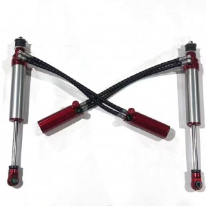 TOYOTA LANDCRUISER 100/LC100 4700 Front Coilover Double hose SHOX factory high performance offroad/4×4 racing shocks/shox 2 inch lift , compression +rebound adjustable, with remote reservoir