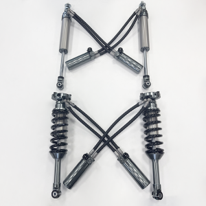 MITSUBISHI PAJERO V73/V93/V97 ,Double hose SHOX MITSUBISHI PAJERO V73/V93/V97 factory high performance offroad/4x4racing shocks/shox 2.5 inch lift compression +rebound adjustable with remote reservoir