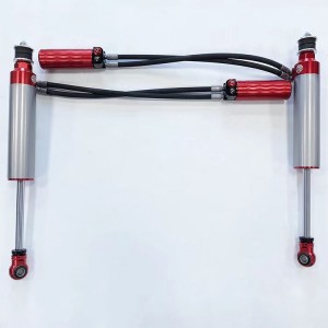 TOYOTA FJ CRUISER,Double hose SHOX factory high performance offroad/4×4 racing shocks/shox 2.5 inch lift for TOYOTA FJ CRUISER, compression +rebound adjustable, with remote reservoir